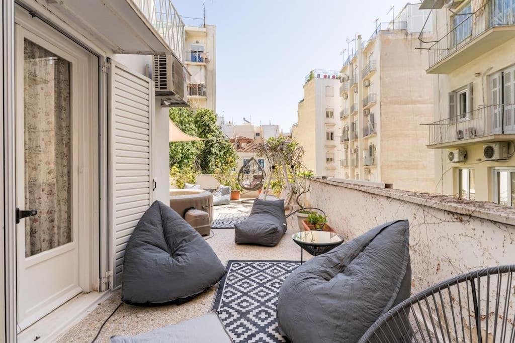 Amazing 3Bdr Apt With Unique Roof Garden In Plaka Aten Exteriör bild