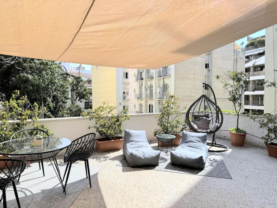 Amazing 3Bdr Apt With Unique Roof Garden In Plaka Aten Exteriör bild