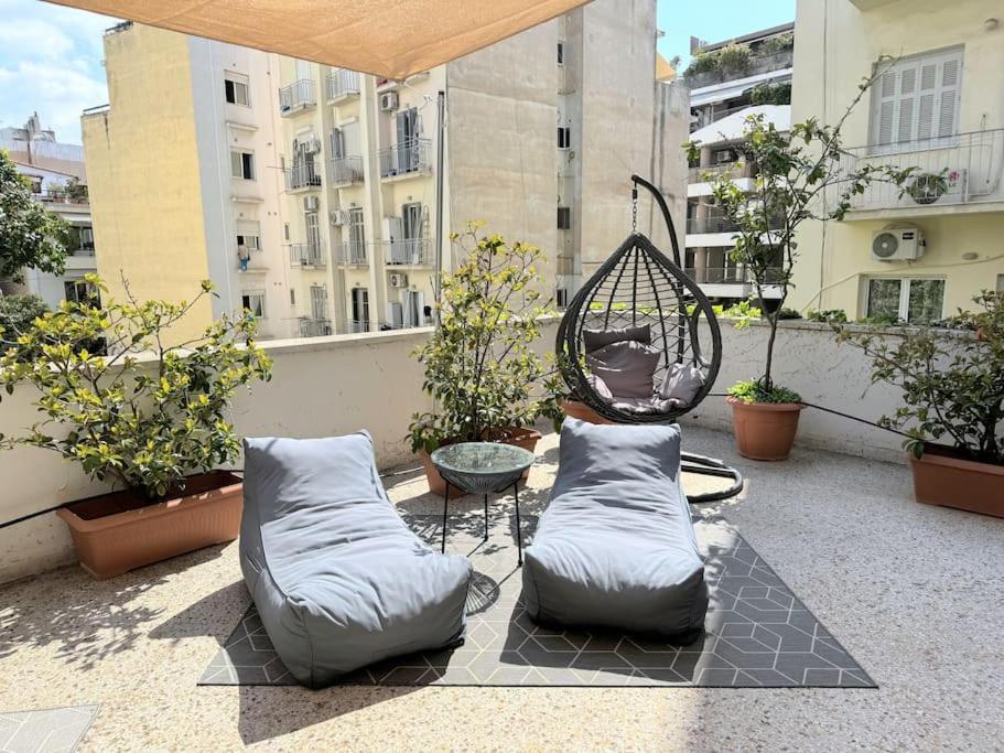 Amazing 3Bdr Apt With Unique Roof Garden In Plaka Aten Exteriör bild