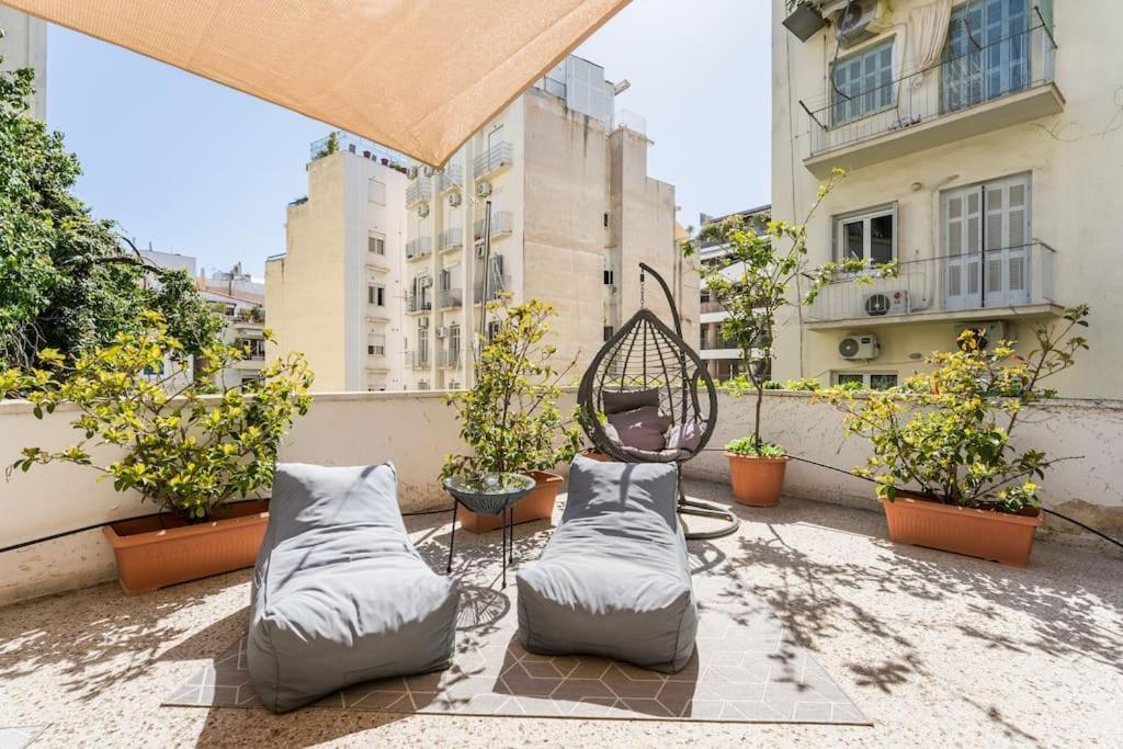 Amazing 3Bdr Apt With Unique Roof Garden In Plaka Aten Exteriör bild