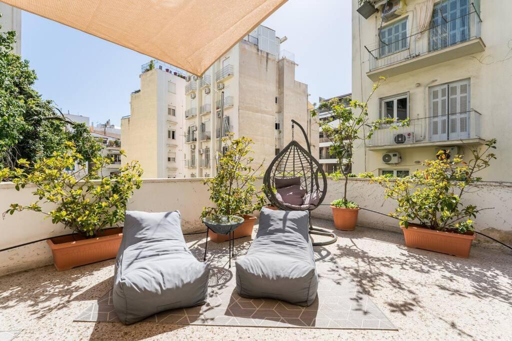 Amazing 3Bdr Apt With Unique Roof Garden In Plaka Aten Exteriör bild
